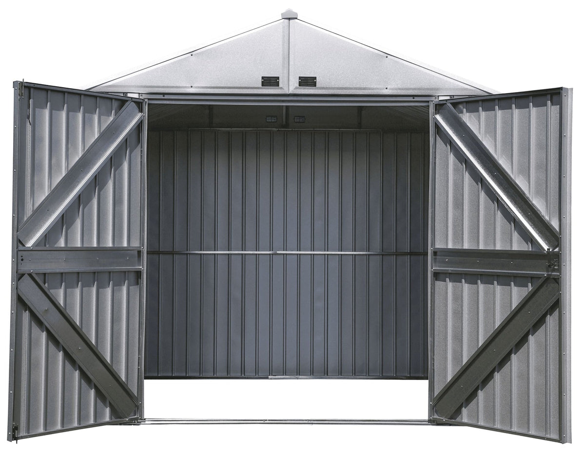 Elite 8x6-ft Corrosion-Resistant Steel Storage Shed