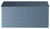 Select Galvanized Steel Storage Shed, Blue Grey, 10-ft x 14-ft