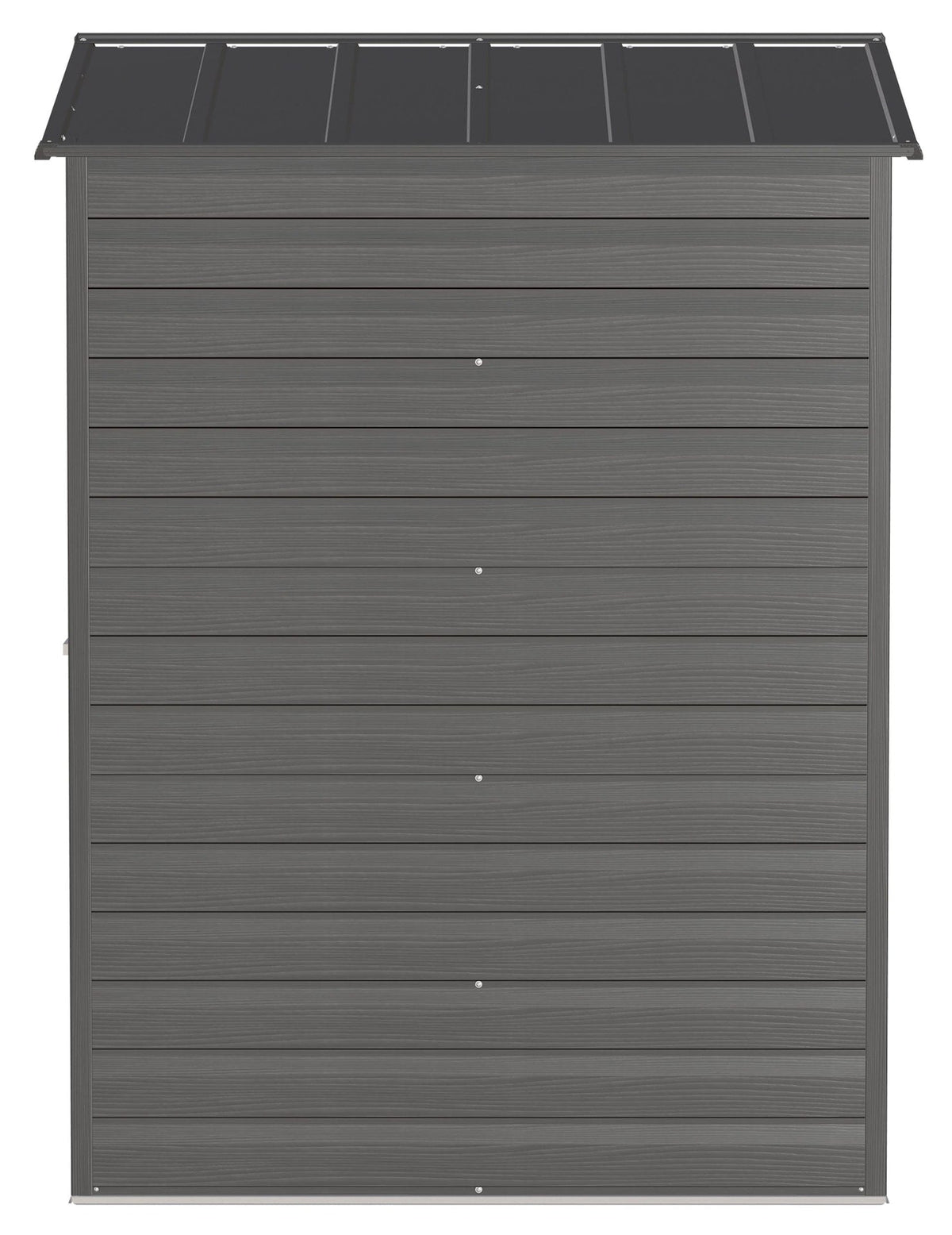 Select Galvanized Steel Storage Shed, Charcoal, 6-ft x 5-ft