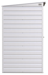 Select Galvanized Steel Storage Shed, Flute Grey, 10-ft x 4-ft