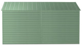 Select Galvanized Steel Storage Shed, Sage Green, 10-ft x 14-ft