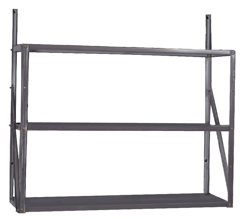 Telescoping 3-Tier Galvanized Steel Shelf Kit Y3415