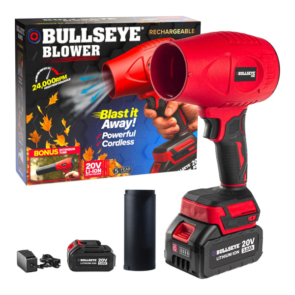 Bullseye 20V Cordless Rechargeable Handheld Leaf Blower S8811