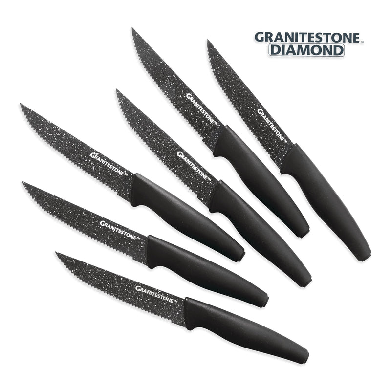 ’s Steak Knife Set, Stainless Steel, 6-pc M1130