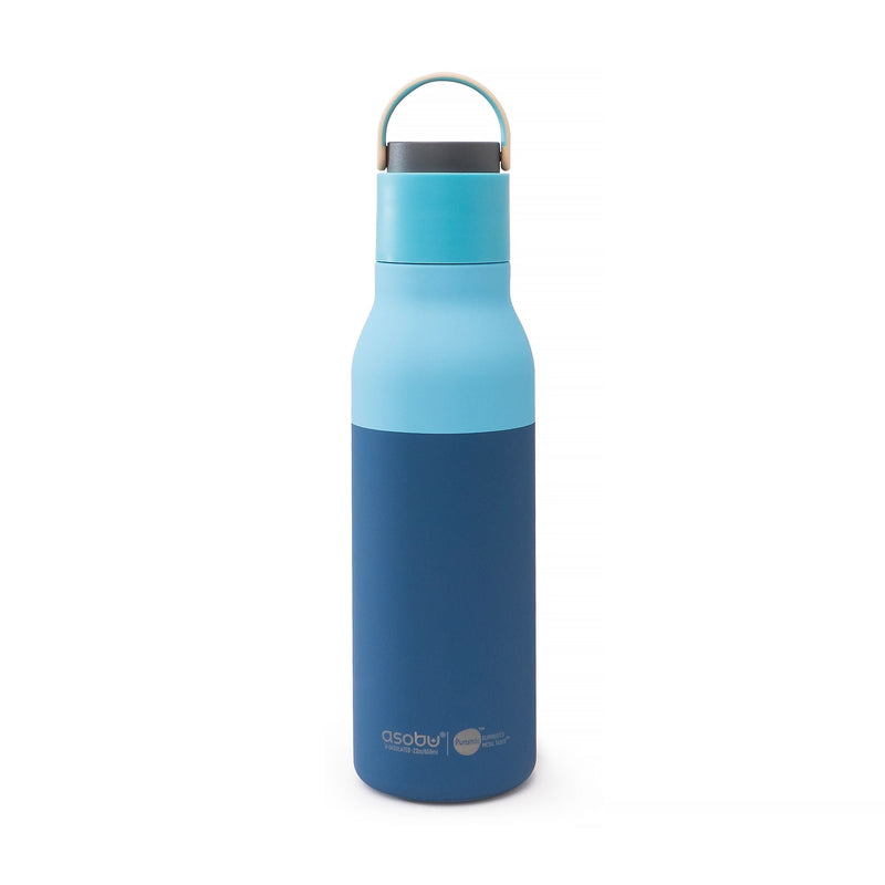 Metro Ceramic Water Bottle, 22-oz, Pastel Blue Z2919