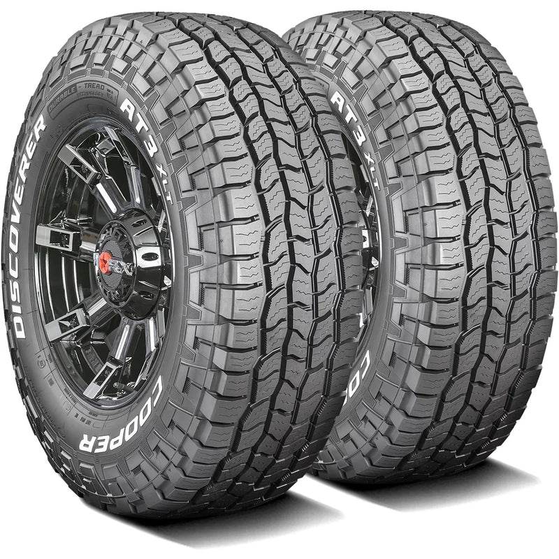 Cooper Discoverer AT3 XLT All Terrain Tires 285/75R16 10 Ply E – Fits Light Trucks & Hummer H3 Models X8324