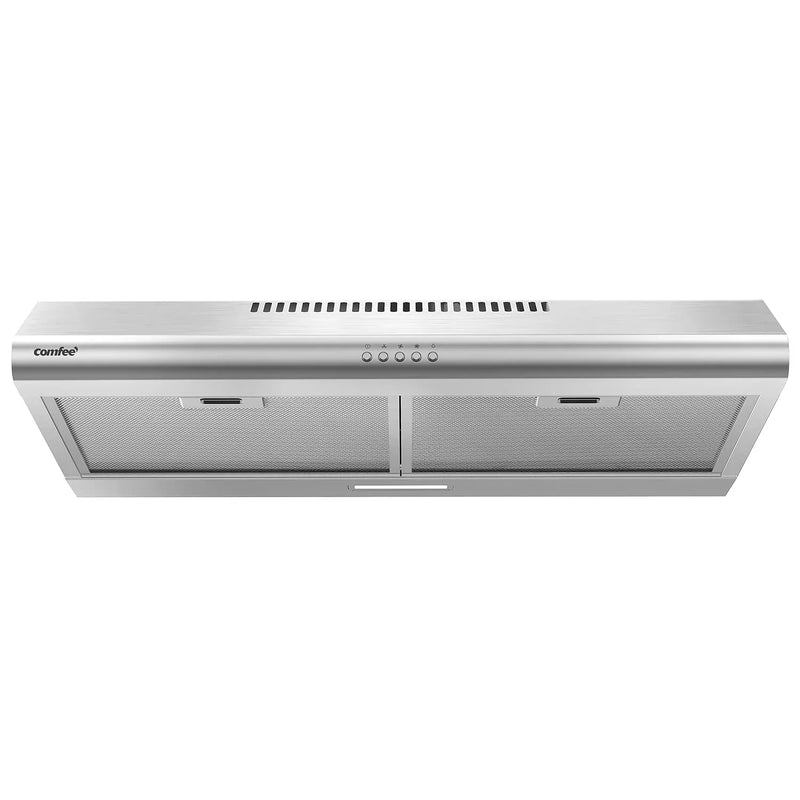 Comfee 30 inch Under Cabinet Ducted/Ductless Convertible Slim Vent Durable Stainless Steel Kitchen Reusable Filter H5792