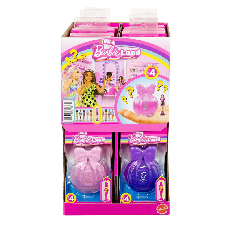 Mini BarbieLand Series 4 Fashionista Dolls with Surprise Blush Reveal, Assorted Styles N6973