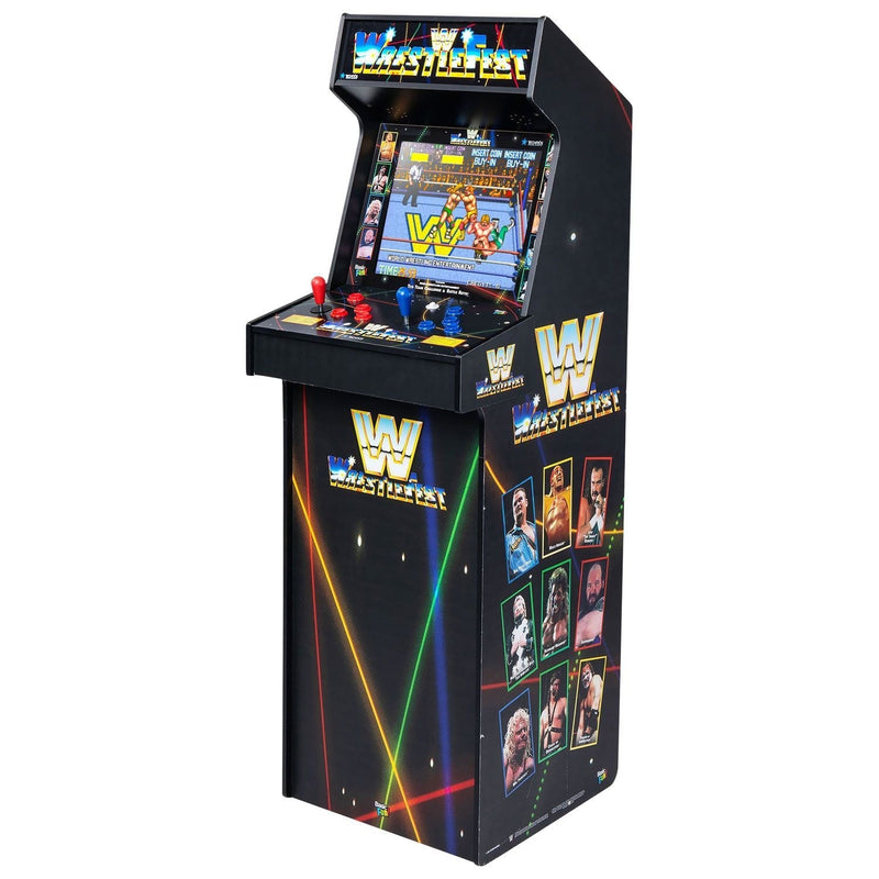 Basic Fun Ultra Series Arcade Classics Deluxe Cabinet for Home, Free Standing Game Machine with 5 Games K7250