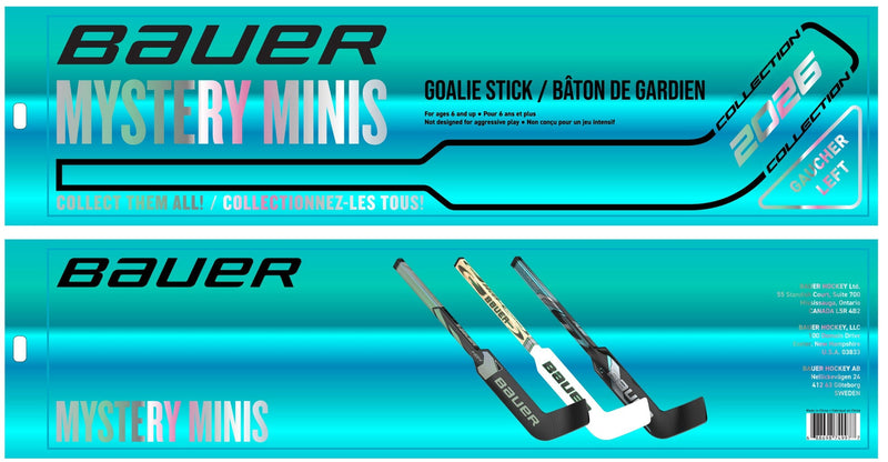 2026 Mystery Mini Goalie Hockey Stick, 18-in Z7059