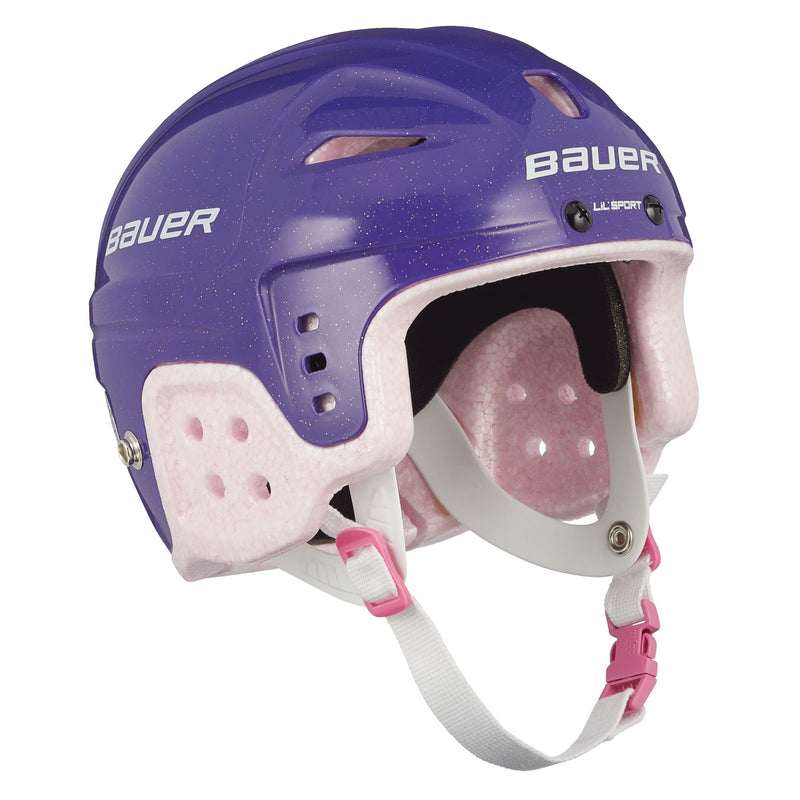 Lil' Sport Hockey Helmet, Youth, Purple & Pink I7016