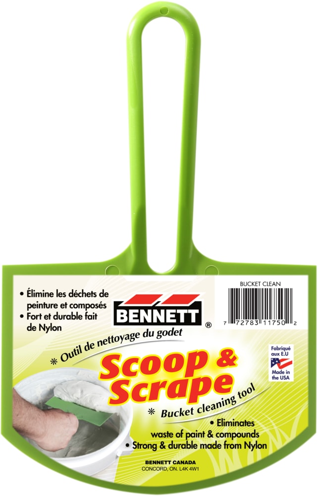 Plastic Paint Bucket Clean Scoop, 6-in B2220