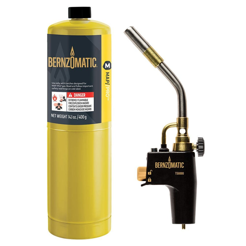 TS8000 MAP-Pro Max-Heat Propane Torch Kit, 400-g W8716