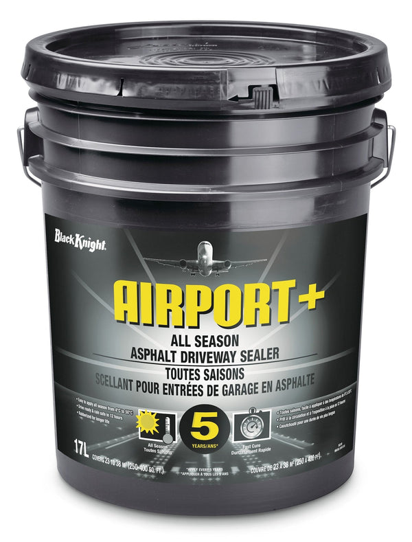 Airport+ All-Season Driveway Asphalt Sealer, 250-400 sq. ft Coverage, 17-L V5072