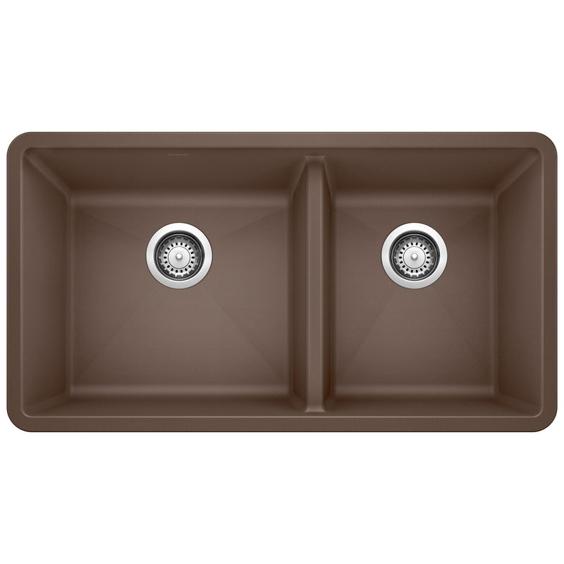 60/40 Double Bowl Undermount Kitchen Sink, Café, 33-in Q6673