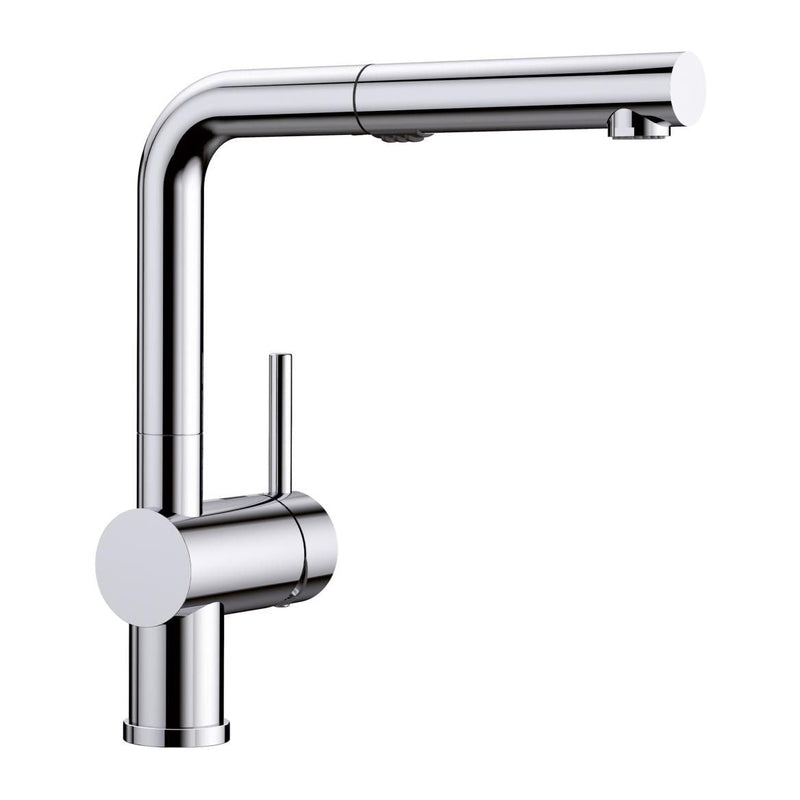 Linus Low Arc Pull-Out Dual-Spray Kitchen Faucet, Chrome T7810
