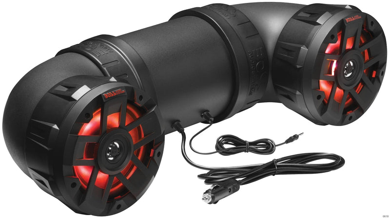 Audio ATV65BRGB All Terrain Powersport Sound System/Speakers, Built-In Amplifier/Wireless for ATV/UTV, Black T0385