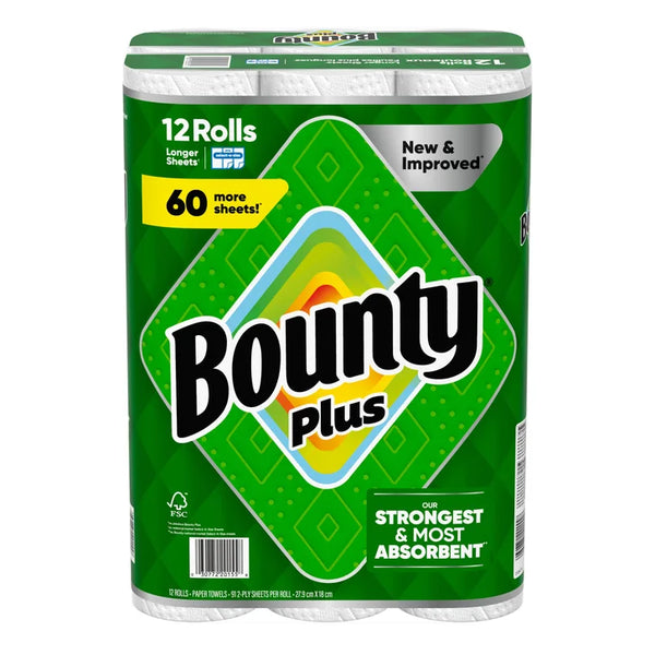 Plus Paper Towel, 12 x 91 Sheets B7975