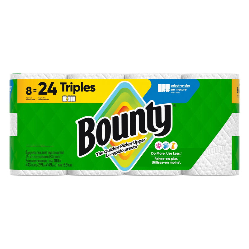 Select-A-Size Triple Roll Paper Towel, 2-ply, 8-pk V8618
