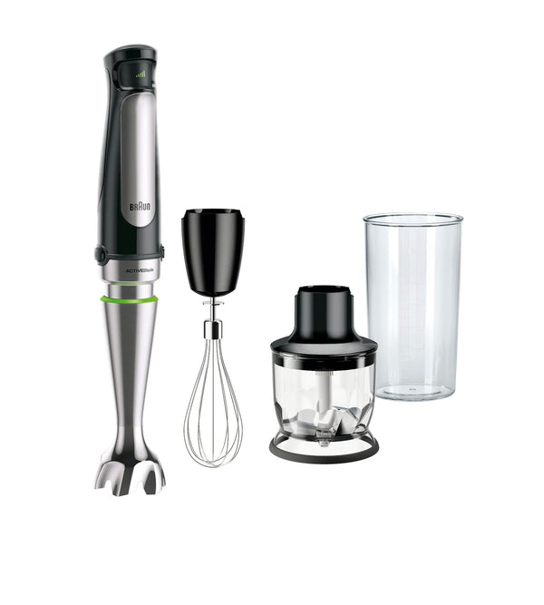Hand Blender & 1.5-Cup Food Processor with Whisk and Beaker A992