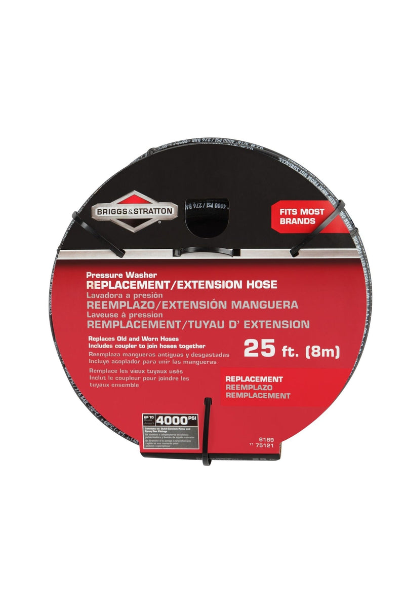 Replacement/Extension Hose, Compatible with 4000 PSI Gas Pressure Washer, 25-ft U2645