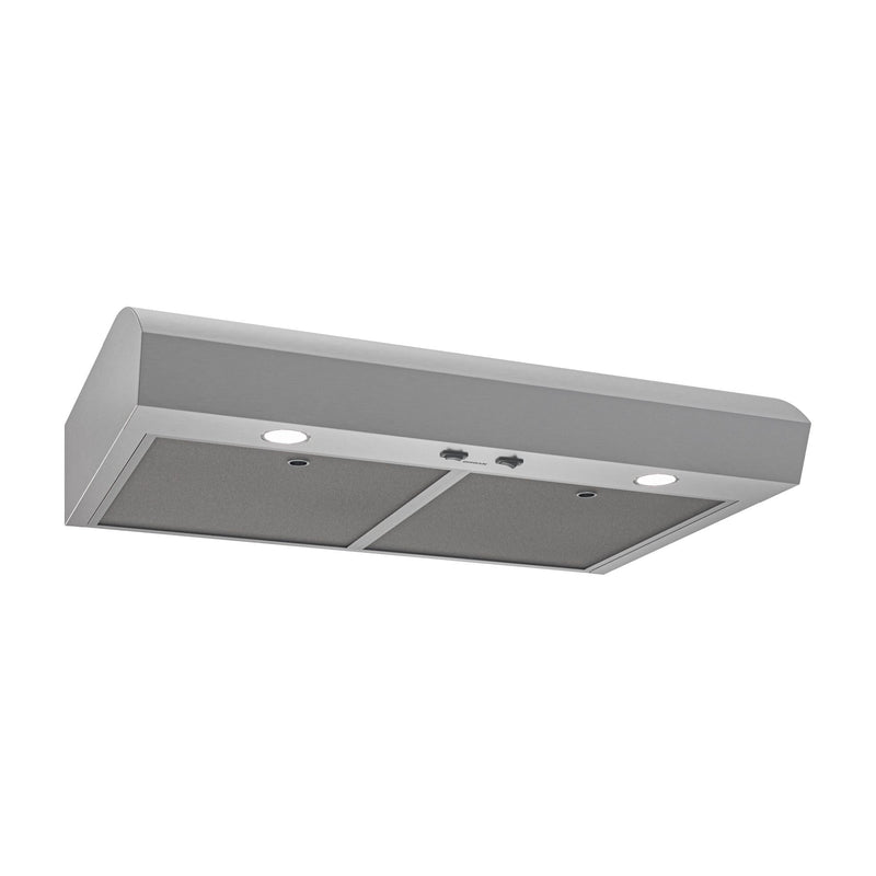Mantra1 350CFM Under Cabinet Kitchen Exhaust Fan Range Hood, 30-in L6525