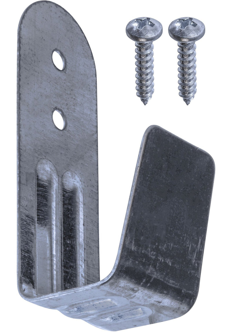 Square Hooks, Carbon-Steel and Zinc-Plated, 55-lb Capacity, 5-pk S5183