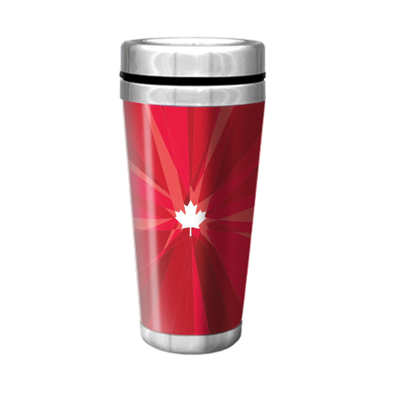 Stainless Steel Travel Mug For Fans/Collectors, Red, 16-oz M2327