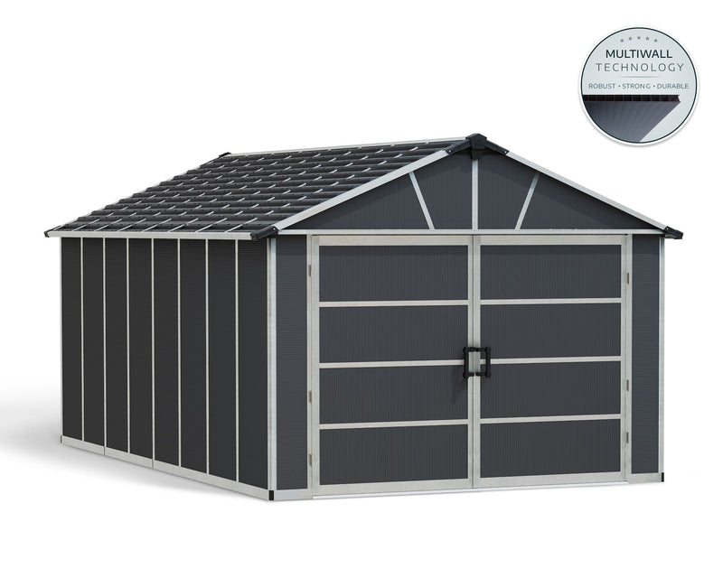 Yukon Multi-Function Polycarbonate Garage, 11x17-ft D6659