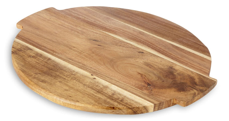 Acacia Wood Lazy Susan Rotating Serving Board, 15-in x 14-in M5422