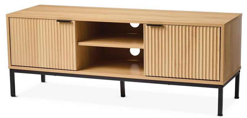 Byward Scallop TV Stand, Oak F9207