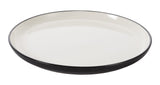Catalone Dinner Plate, 1-pc, Black/White