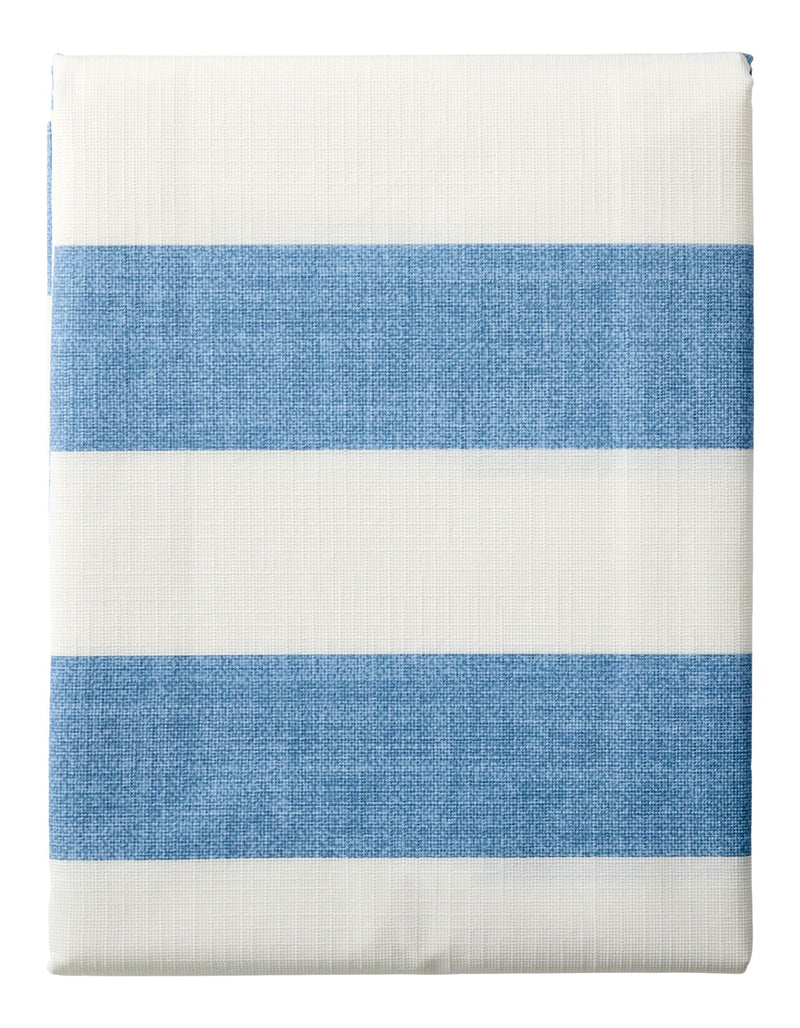 Indoor/Outdoor Stripe PEVA Table Cloth, 60-in x 84-in H6539