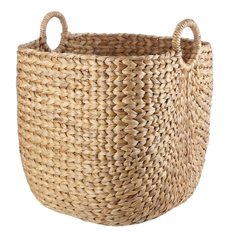 Nola Hand Woven Basket, Large, 16 15/16 x 16 15/16 x 18 1/2-in G9335