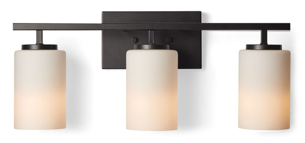 Northfield 3-Light Vanity Light Fixture, Matte Black D3672