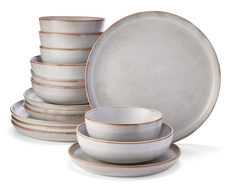 Reactive Glaze Dinnerware Set, Serves 4, 16-pc R9284