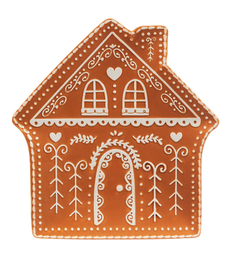Santa's Workshop Collection Gingerbread Serving Platter M6510