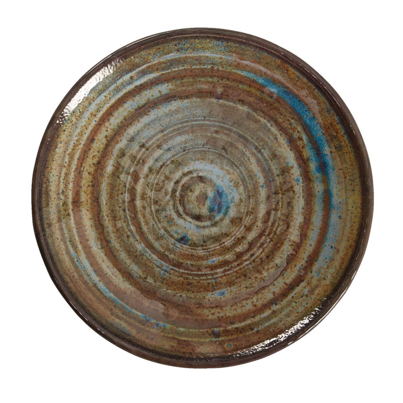 Seashore Outdoor Hand Painted Dinner Plates, 1-pc K4866