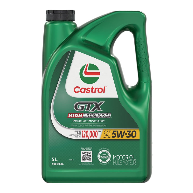 GTX High Mileage 5W30 Conventional Engine/Motor Oil, 5-L B0690