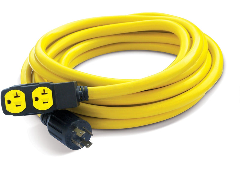 Power Equipment 30A, 250V Flat Generator Extension Cord, 25-ft E3449