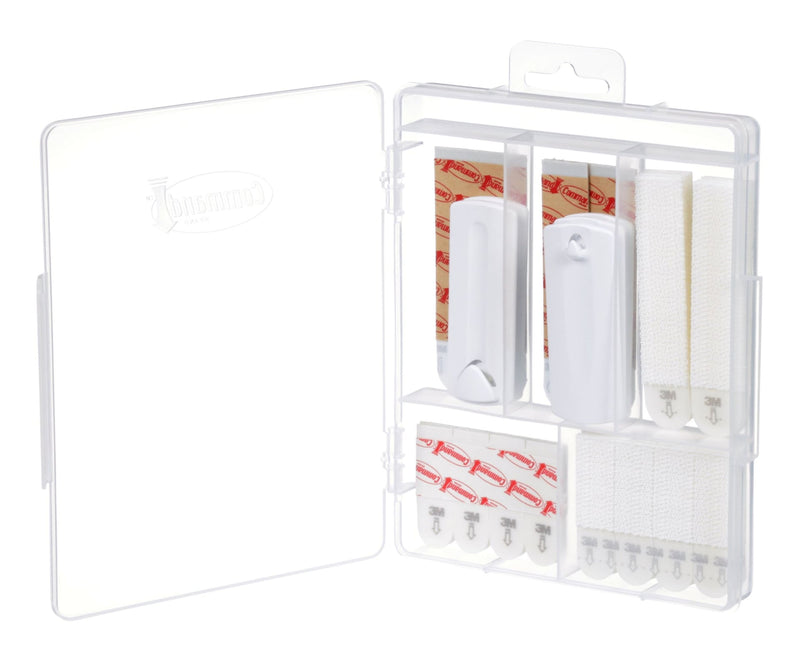 Picture Hanging Kit with Adhesive Strips, White, 50 Strips/Pack J7683