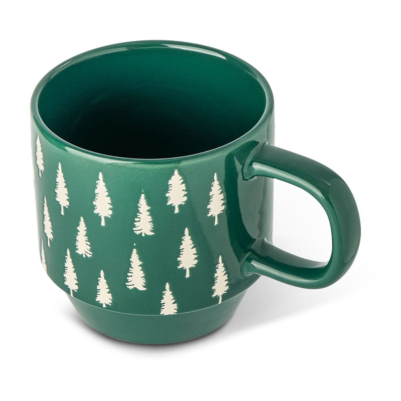 12-oz Stackable Mug Set with Metal Stand, 4-pk I3863