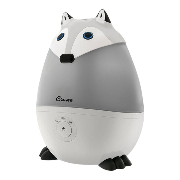 Pediatric Cool Mist Humidifier with Vapor Tray and Diffuser, Raccoon O8148
