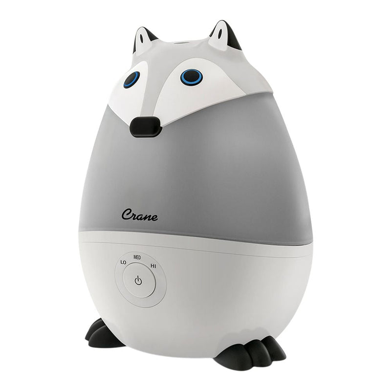 Pediatric Cool Mist Humidifier with Vapor Tray and Diffuser, Raccoon O8148