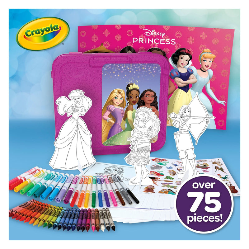 Princess Art Case, Arts & Crafts Kit for Kids, 79-pc, Ages 5+ N7588