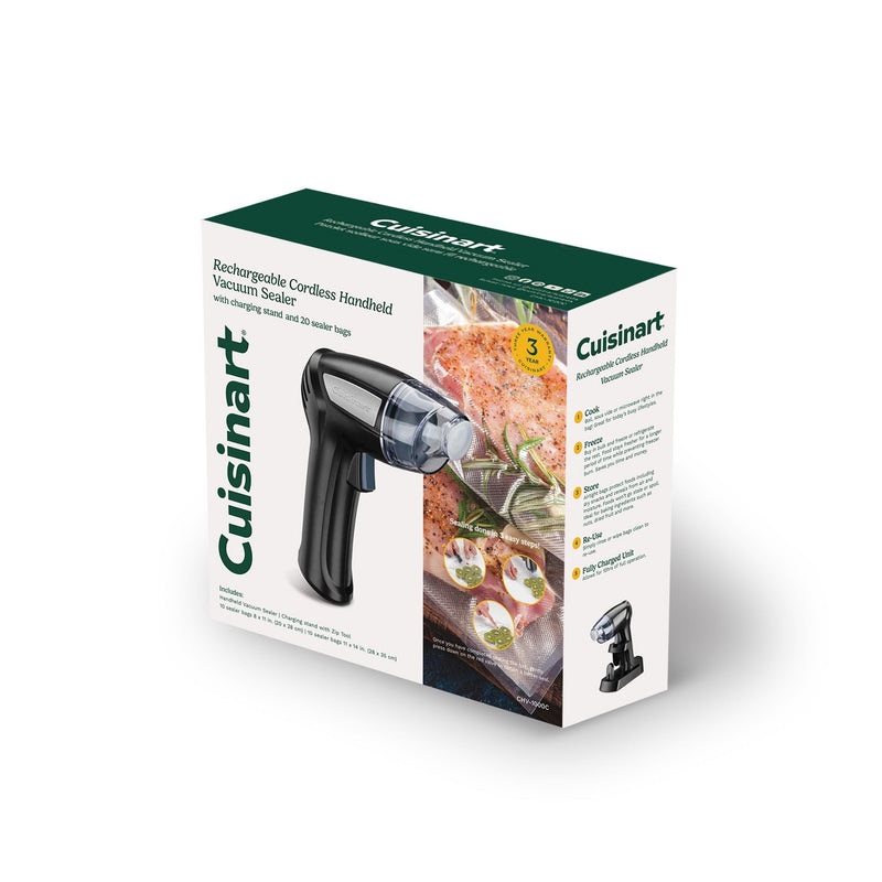 Cordless Handheld Vacuum Sealer with 20 Bags, Black F1406