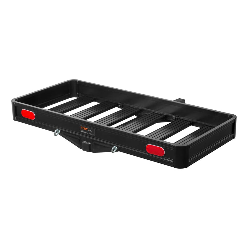 18113 Aluminum Hitch Mount Basket-Style Cargo Carrier, Fits 2-in Receivers, 49 x 22-in T6525