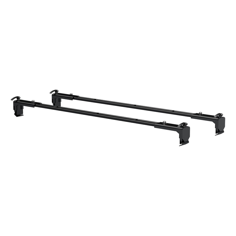 18119 Quick-Release Roof Rack Crossbars, Black Steel, Select Wrangler JK A7935