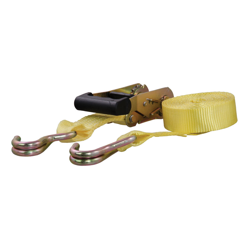 83036 Cargo Strap with J-Hooks, Yellow, 1,667-lb, 14-ft S3645
