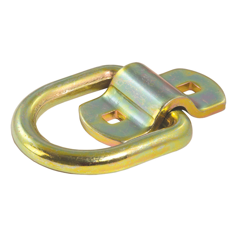83740 3-in x 3-in Surface-Mounted Tie-Down D-Ring (3600-lb, Yellow Zinc) T2725
